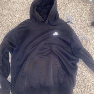 Nike Men's Sportswear Club Fleece "Black" Pullover Hoodie Small